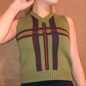 SOLD ******* Golf Vest Green